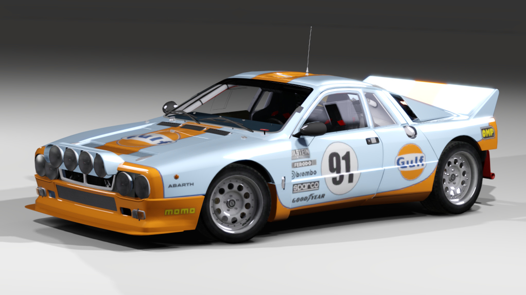 LF Gr.B Lancia Rally 037 Evo 2, skin Gulf