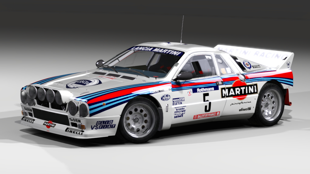 LF Gr.B Lancia Rally 037 Evo 2, skin Markku Alen - Martini Racing