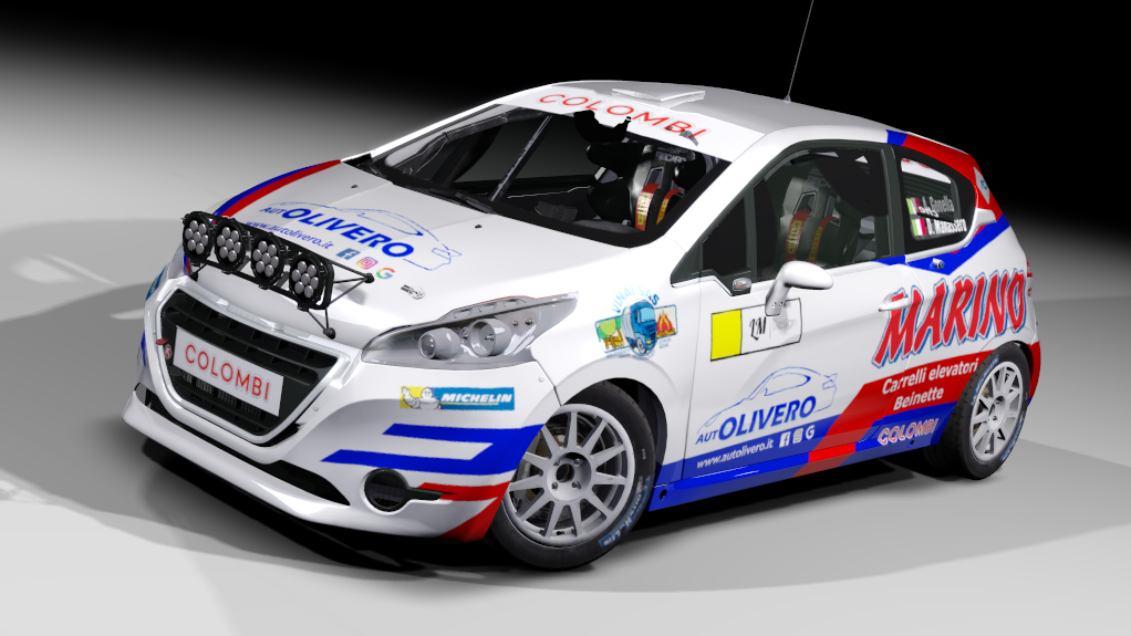 LF Peugeot 208 R2, skin Gonella Piemonte