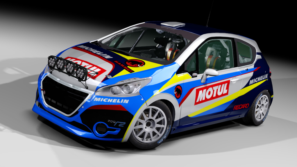 LF Peugeot 208 R2, skin Michelin