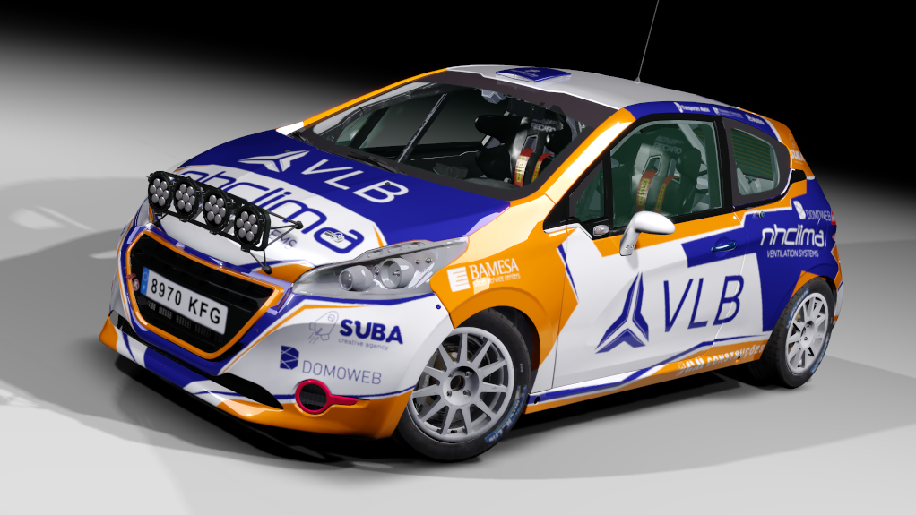 LF Peugeot 208 R2, skin Pedro Allmeida