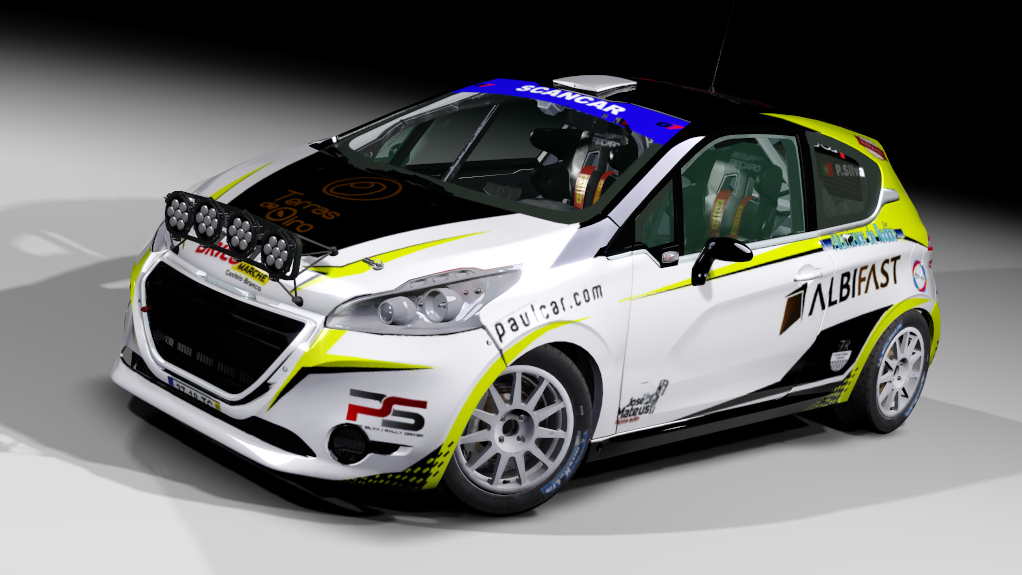 LF Peugeot 208 R2, skin Pedro Silva 2010