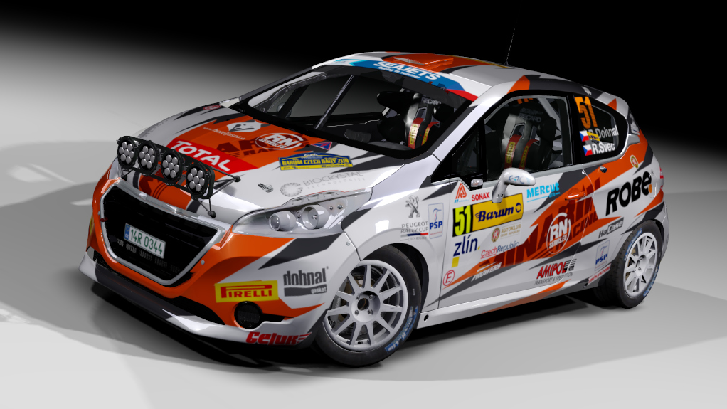 LF Peugeot 208 R2, skin René Dohnal 2019