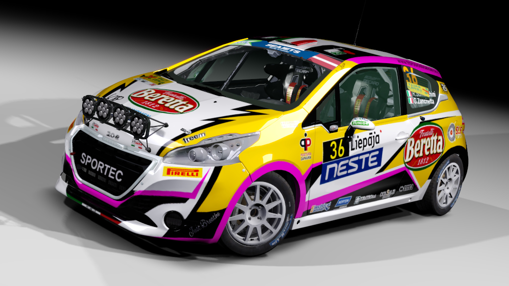 LF Peugeot 208 R2, skin Somaschini Zanchetta