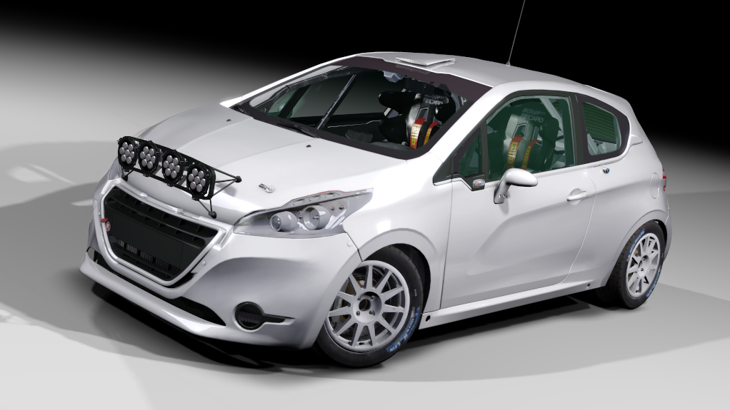 LF Peugeot 208 R2, skin Teste Car