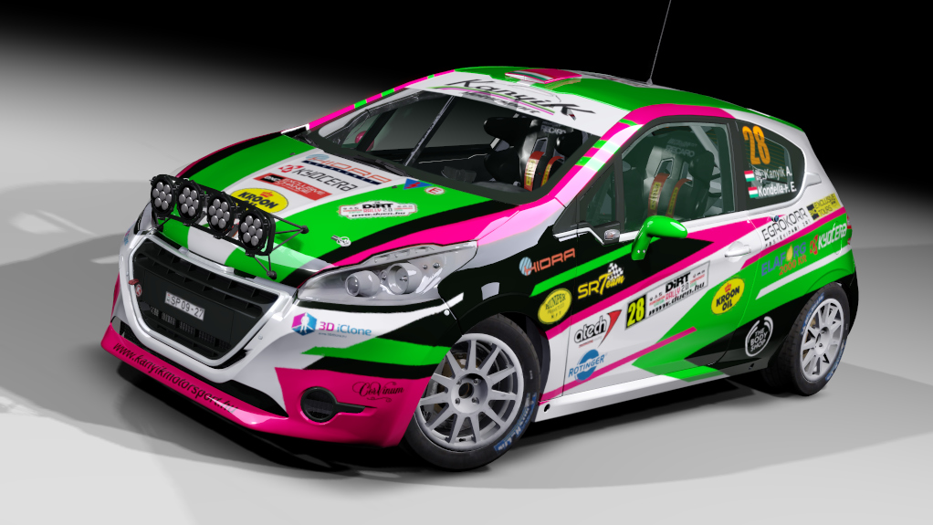 LF Peugeot 208 R2, skin ifj. Kanyik Antal