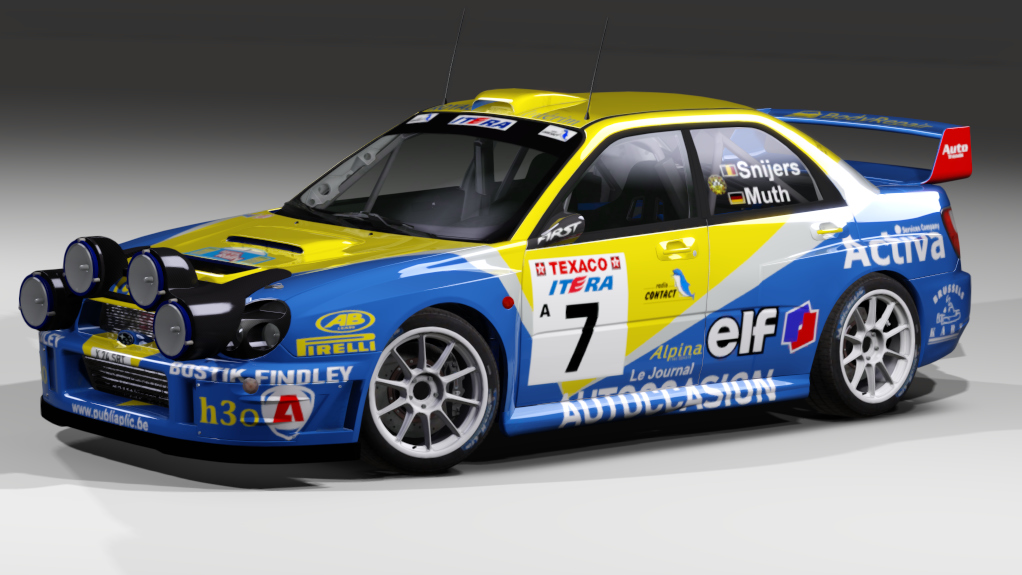 LF WRC 2.0 Subaru Impreza S7 WRC 2001, skin Patrick Snijers 2003