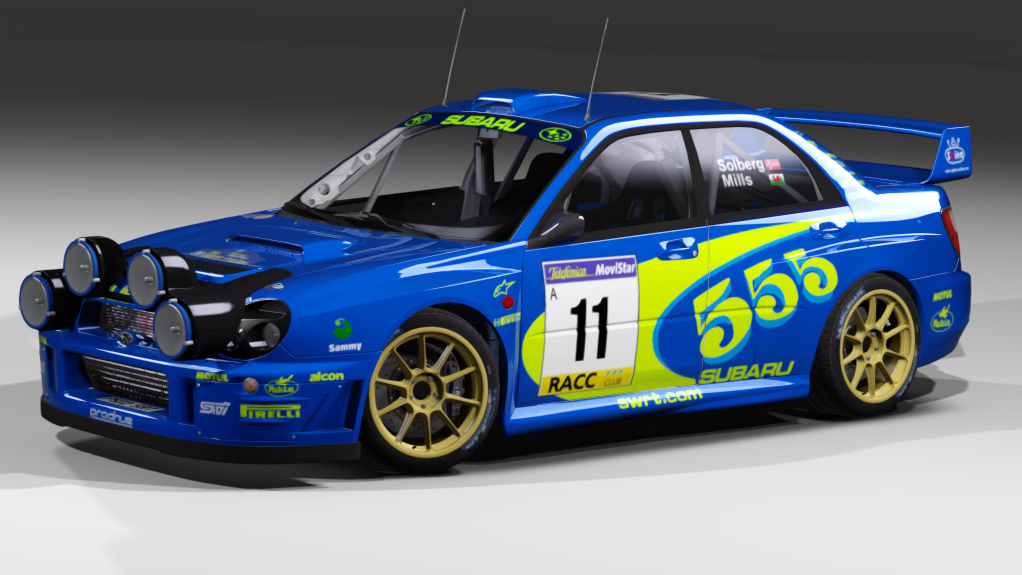 LF WRC 2.0 Subaru Impreza S7 WRC 2001, skin Peter Solberg Catalunya 2002