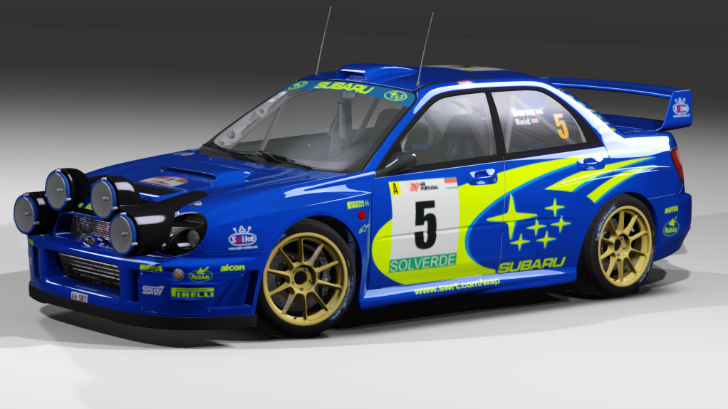 LF WRC 2.0 Subaru Impreza S7 WRC 2001, skin Richard Burns