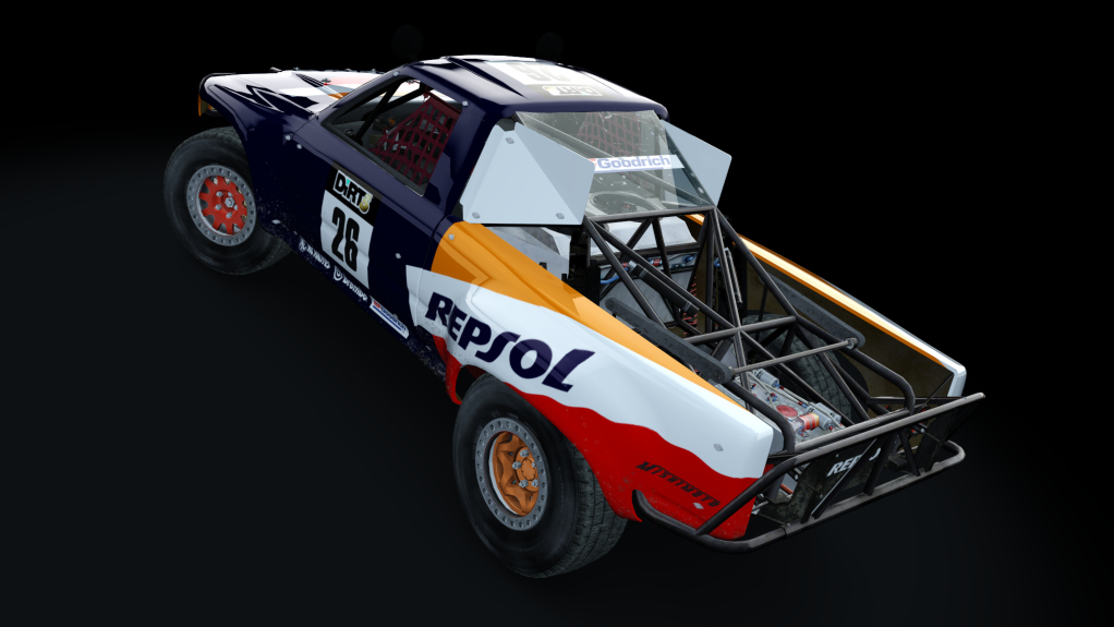 - 4 - ST Toyota Stadium Truck REAL Physics, skin repsol