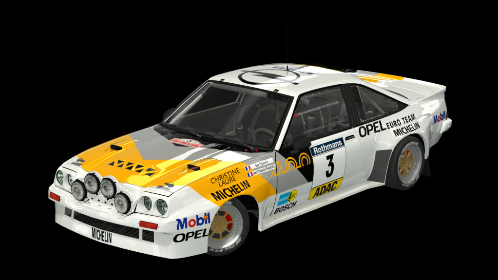 Opel Manta 400 Gr.B by JLR, skin opel europa