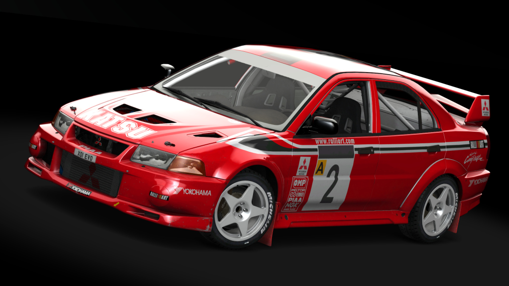 Mitsubishi Lancer Evolution VI RS Gr.N, skin Katsu