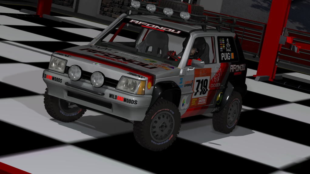 CC4.2 Seat Marbella proto, skin dakar limpio