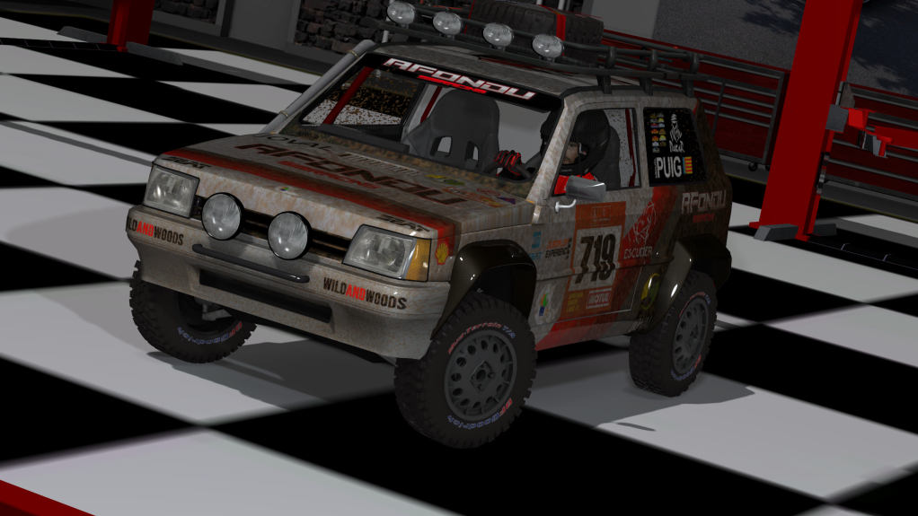 CC4.2 Seat Marbella proto, skin dakar sucio