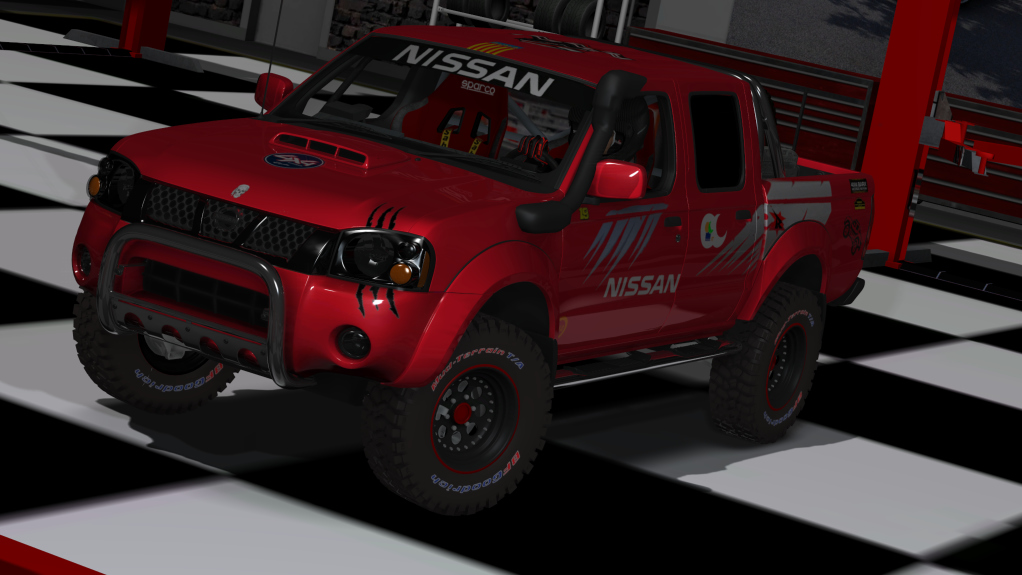 CJR Nissan Navara D22 v1, skin puig