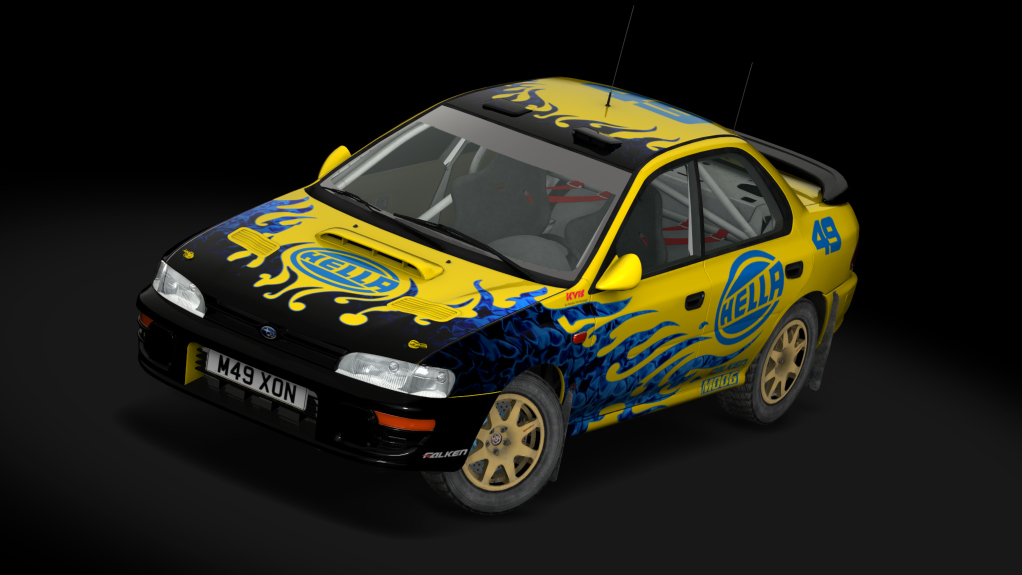 Gr A8 Subaru Impreza 555 GRAVEL, skin 13