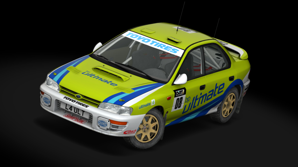 Gr A8 Subaru Impreza 555 GRAVEL, skin 14