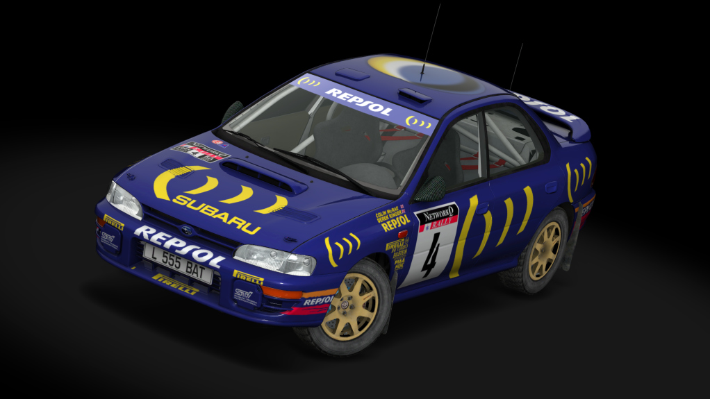 Gr A8 Subaru Impreza 555 GRAVEL, skin 24