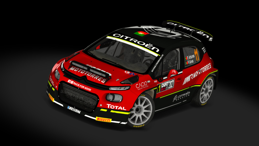 Rally 2 Citroen C3 TARMAC, skin 02