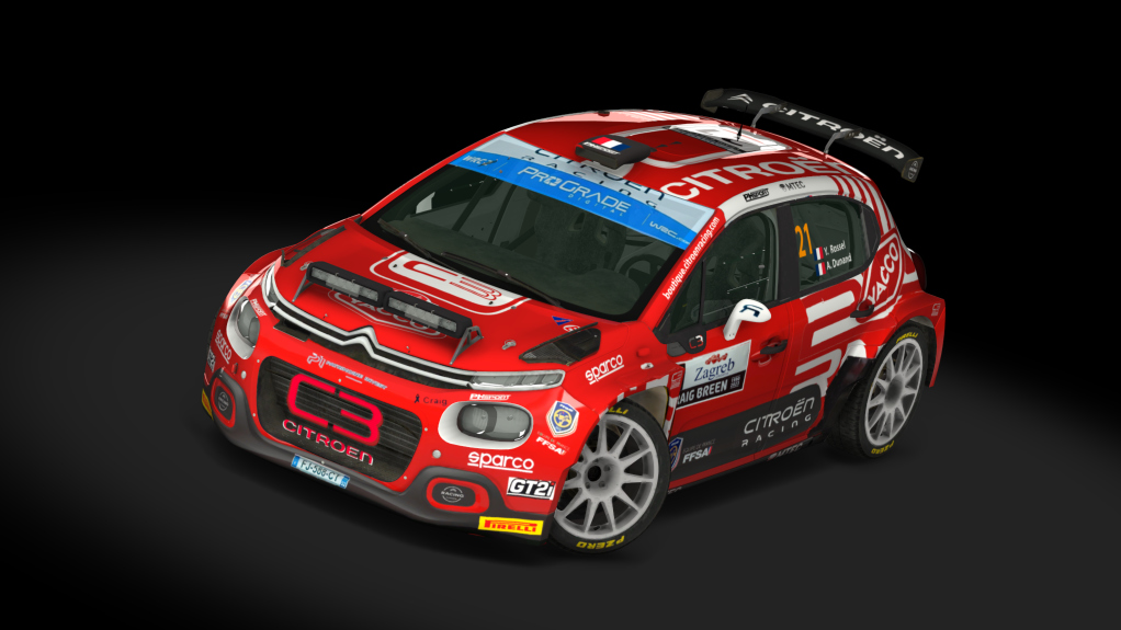 Rally 2 Citroen C3 TARMAC, skin 05