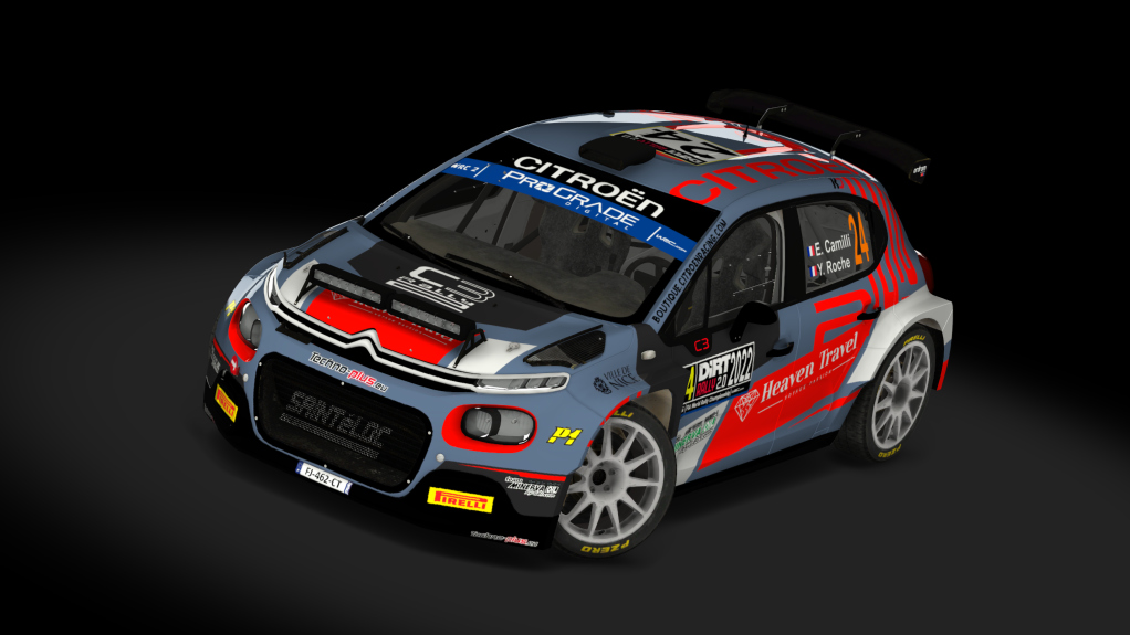 Rally 2 Citroen C3 TARMAC, skin 09