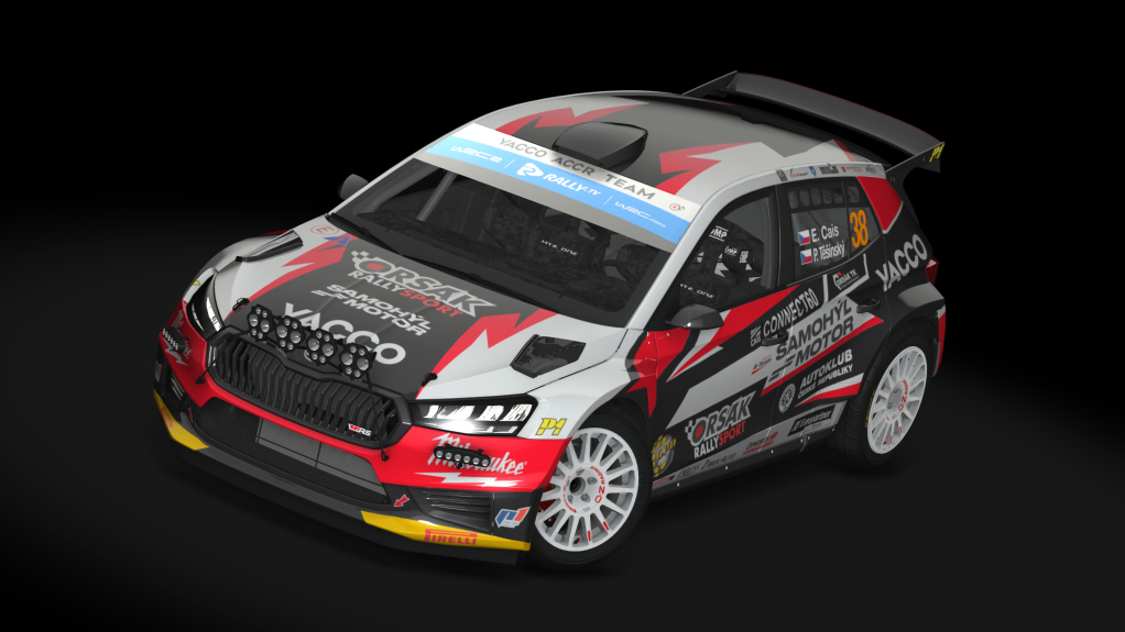 Rally 2 Skoda Fabia RS TARMAC, skin 04