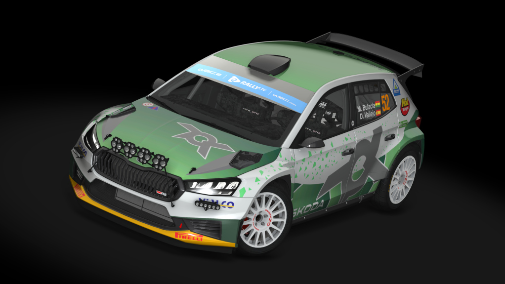 Rally 2 Skoda Fabia RS TARMAC, skin 05