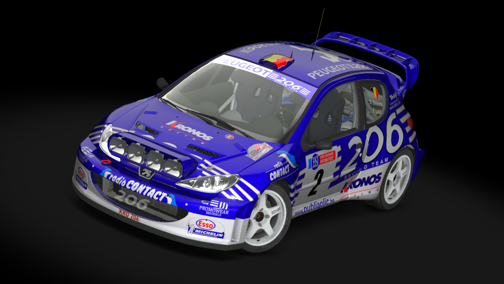 WRC 2.0 Peugeot 206 TARMAC, skin 06