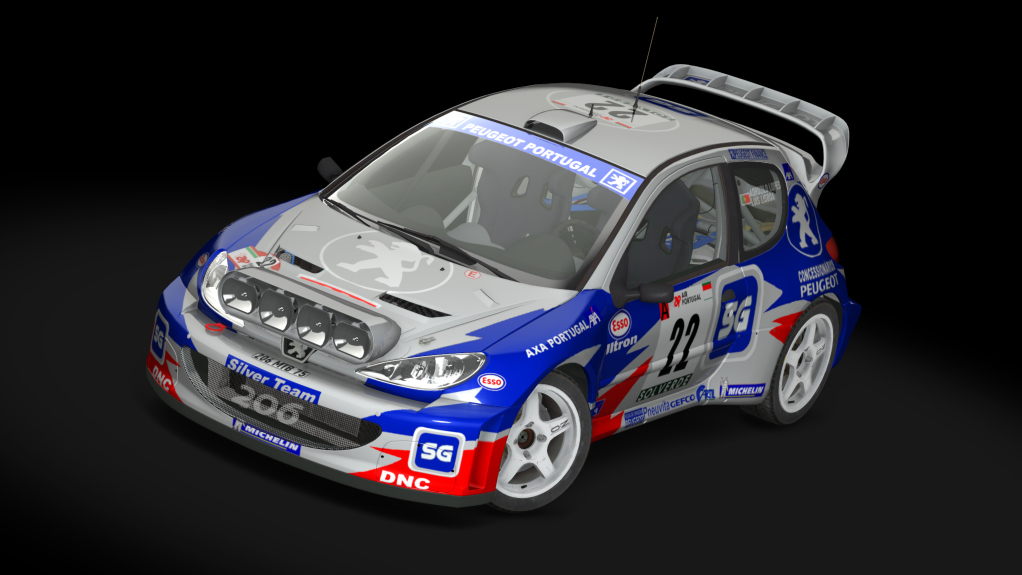 WRC 2.0 Peugeot 206 TARMAC, skin 13