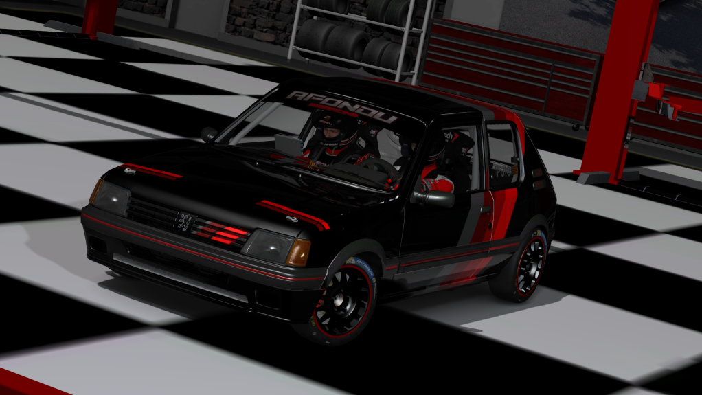 Peugeot 205 GTI Grupo X, skin FCA_022 - copia