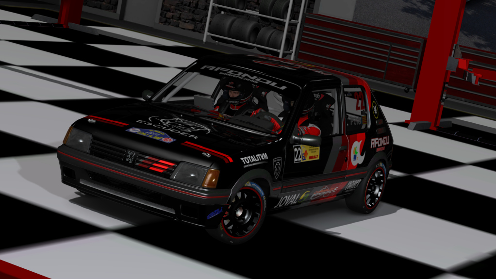 Peugeot 205 GTI Grupo X, skin FCA_022