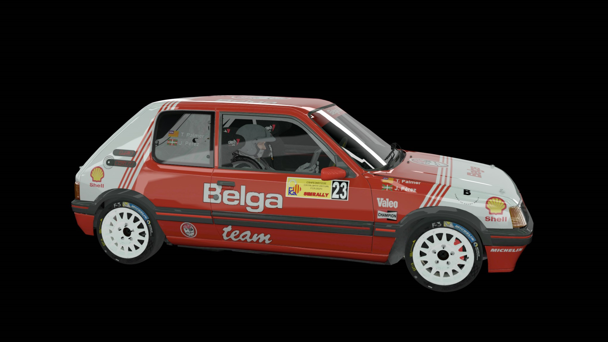 Peugeot 205 GTI Grupo X, skin FCA_023