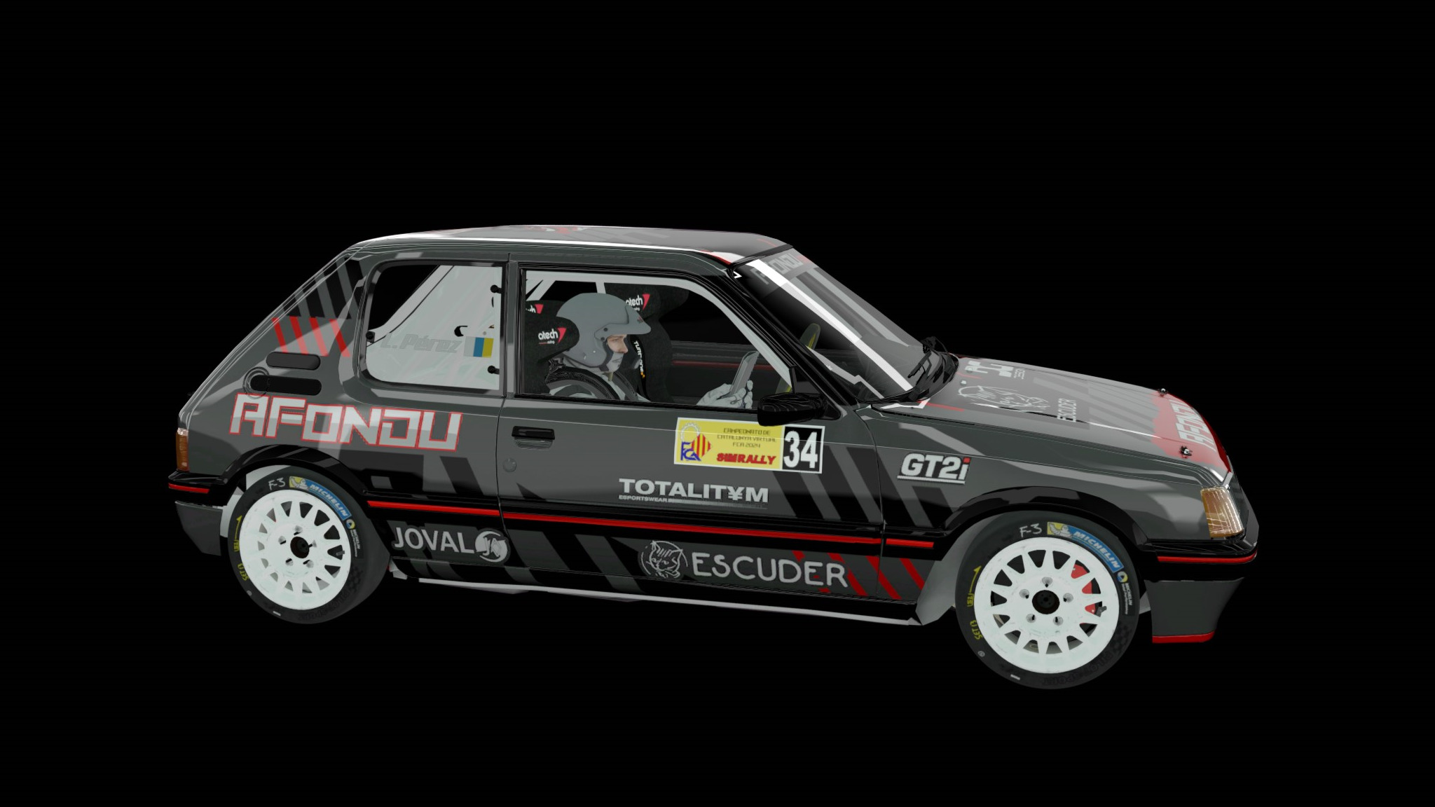 Peugeot 205 GTI Grupo X, skin FCA_034