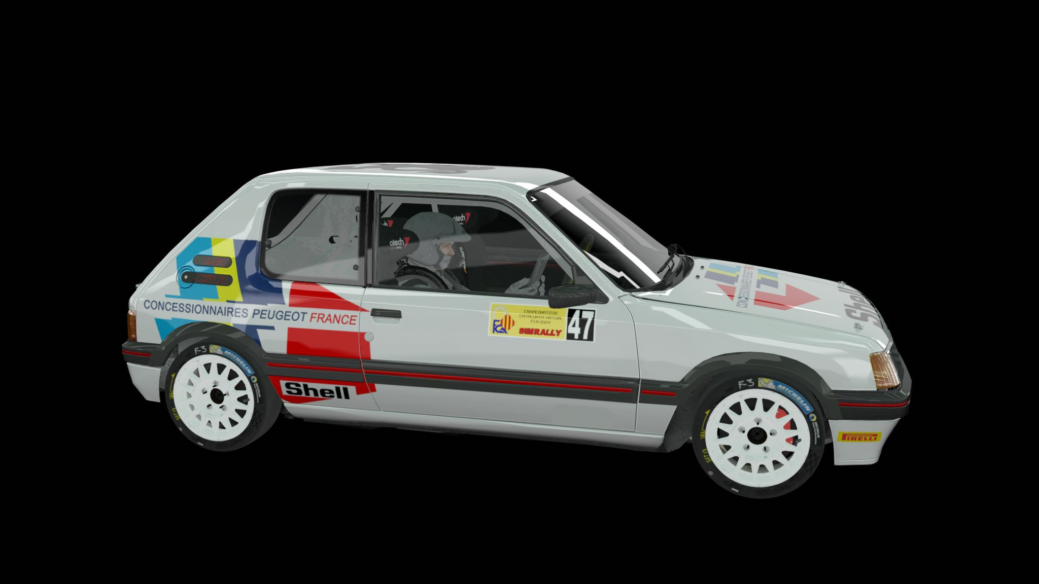 Peugeot 205 GTI Grupo X, skin FCA_047