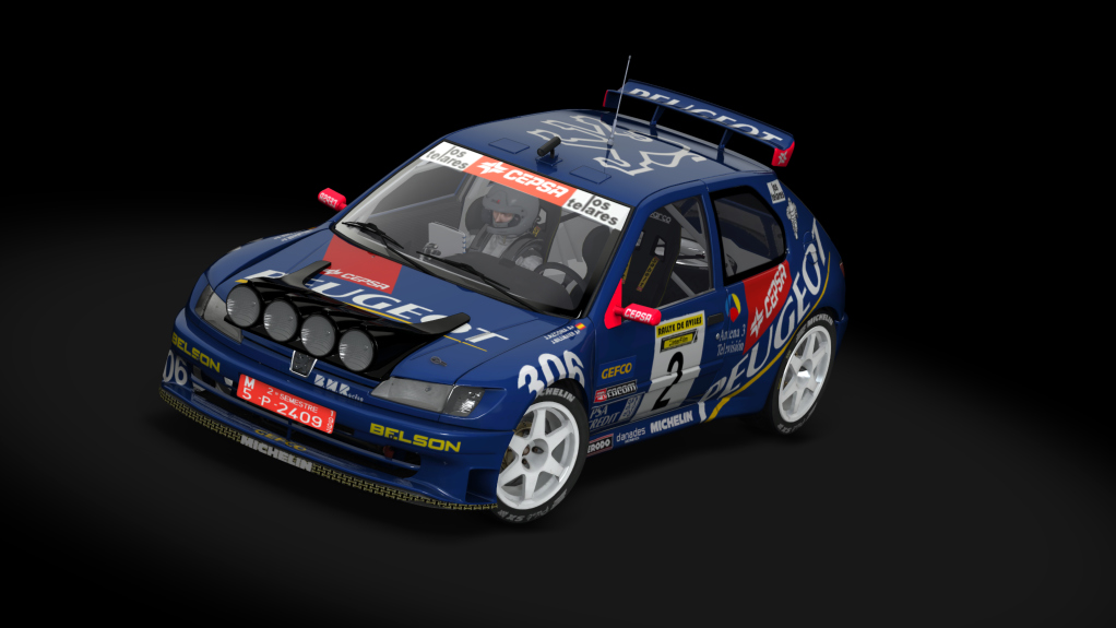 Peugeot 306 Maxi, skin SIMRALLY