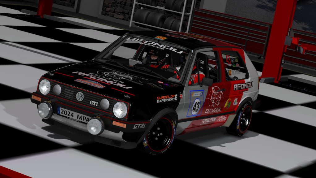 Volkswagen Golf GTI mkII 2023, skin CERVH_043