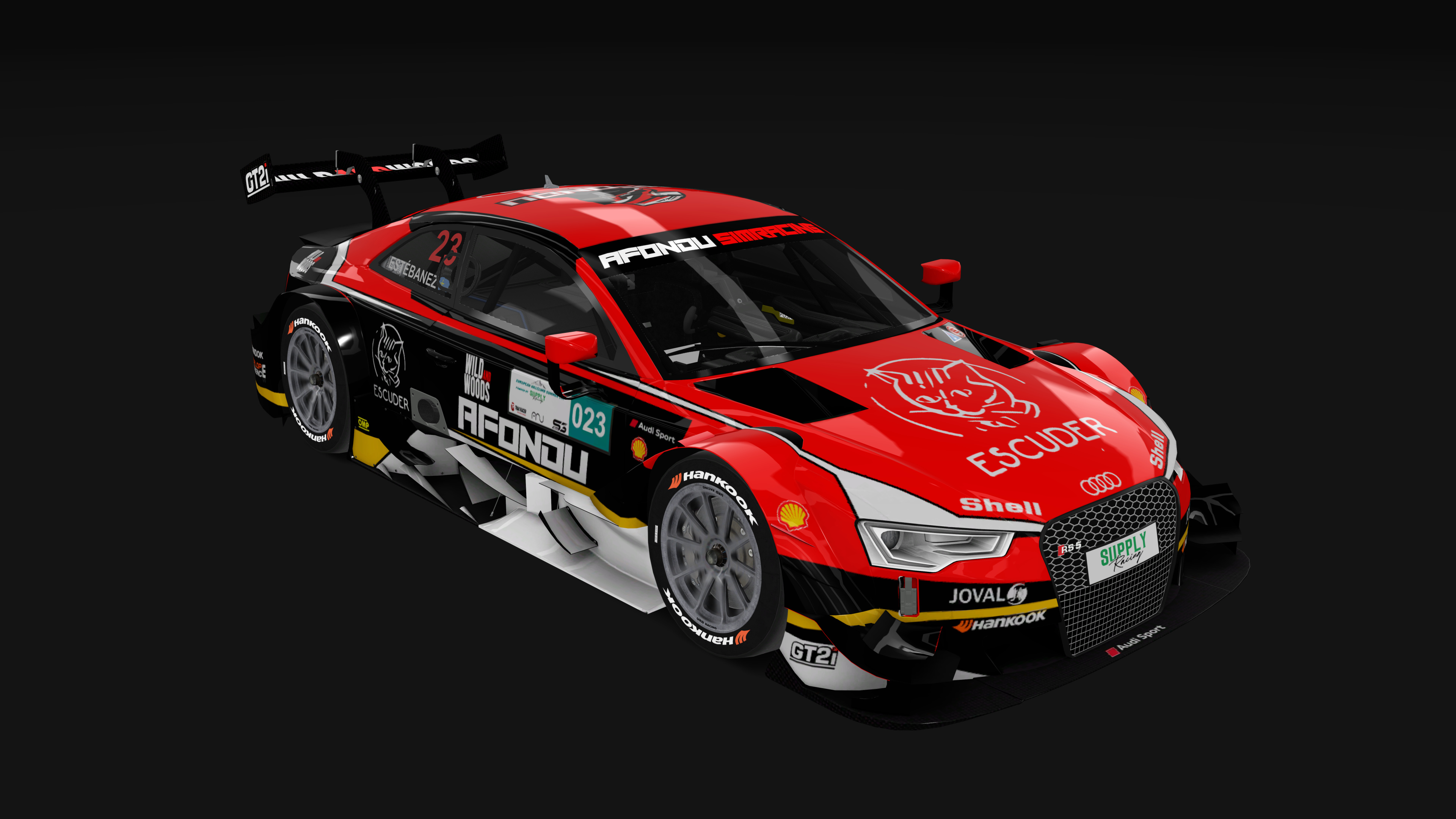 Supply  Audi RS5 Hillclimb, skin euro-739