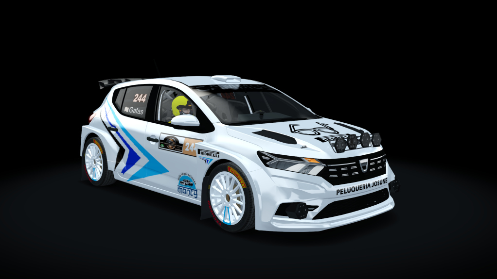 Supply  Dacia Sandero Rally2, skin Rs-244