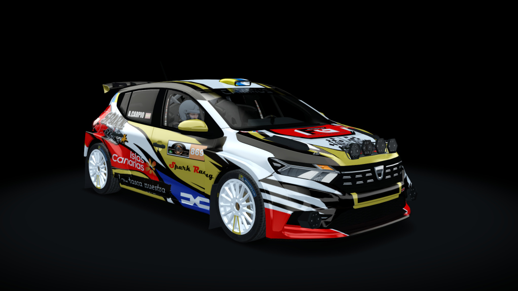 Supply  Dacia Sandero Rally2, skin Rs-869