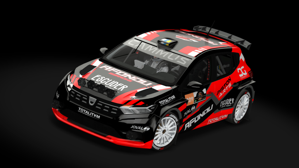 Supply  Dacia Sandero Rally2, skin rs-009