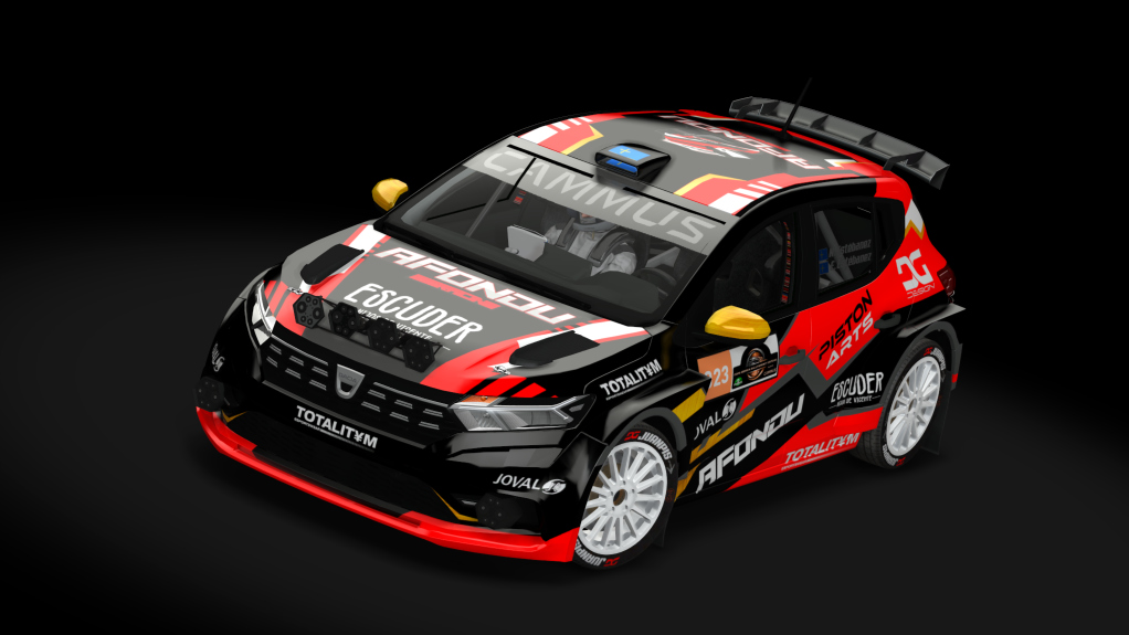 Supply  Dacia Sandero Rally2, skin rs-023