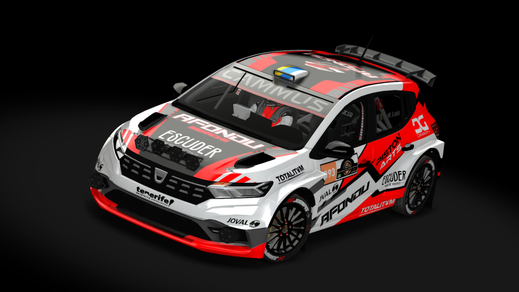 Supply  Dacia Sandero Rally2, skin rs-093