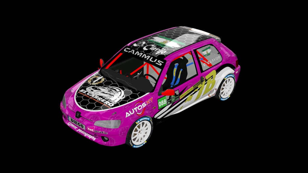 Supply Peugeot 106 S16 GTI, skin MON-088