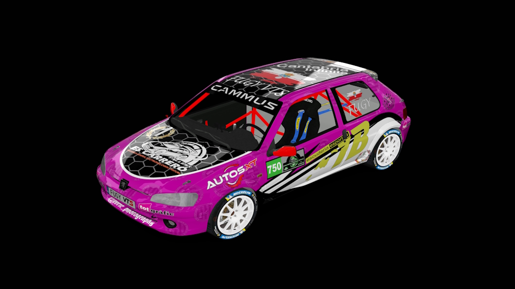 Supply Peugeot 106 S16 GTI, skin MON-750