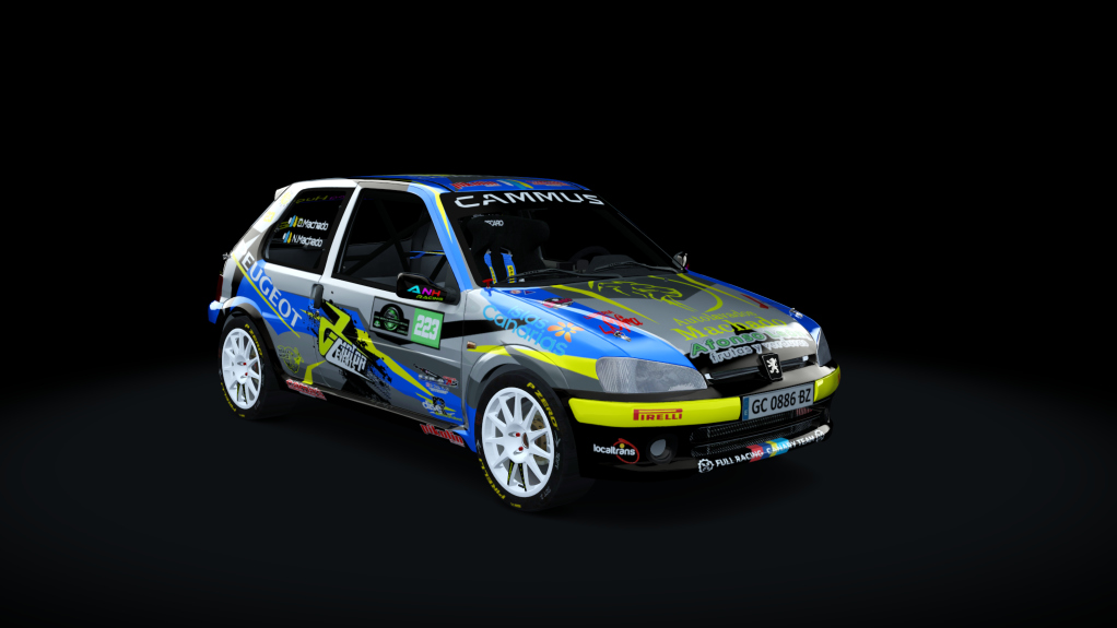 Supply Peugeot 106 S16 GTI, skin Mon-223