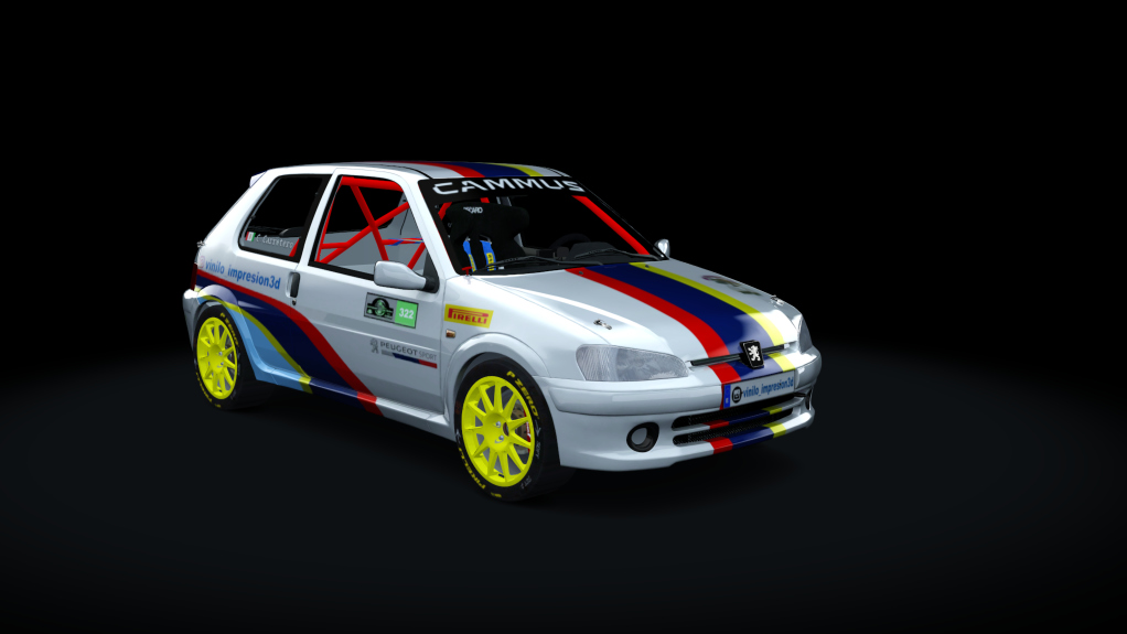 Supply Peugeot 106 S16 GTI, skin Mon-322