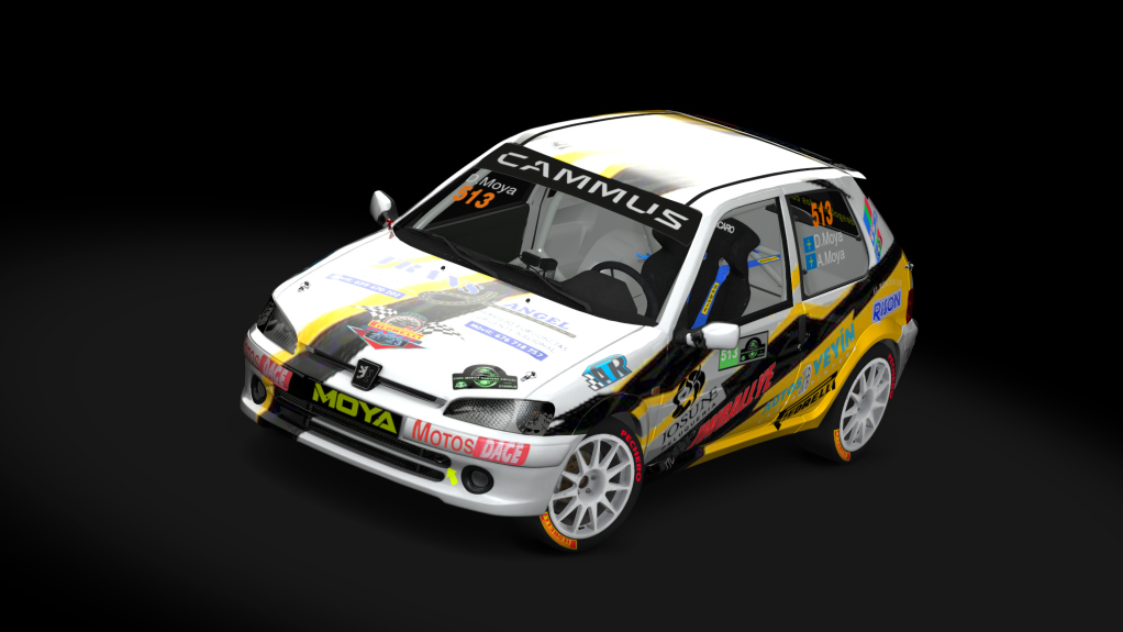 Supply Peugeot 106 S16 GTI, skin Mon-513