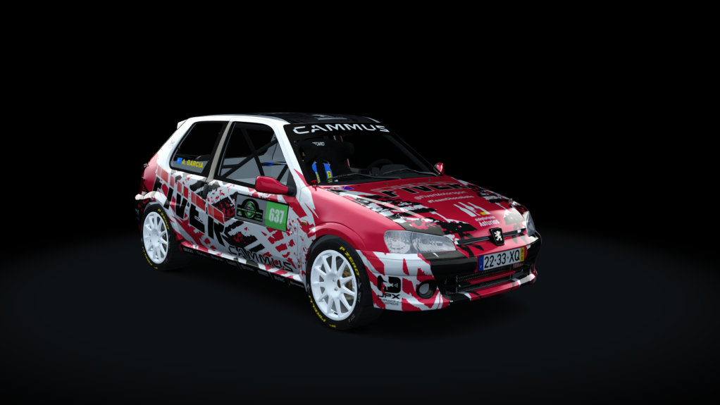 Supply Peugeot 106 S16 GTI, skin Mon-637