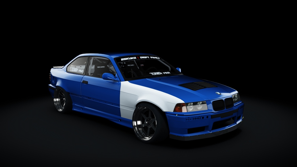 Eskuko Missile E36 coupe, skin Blue&White