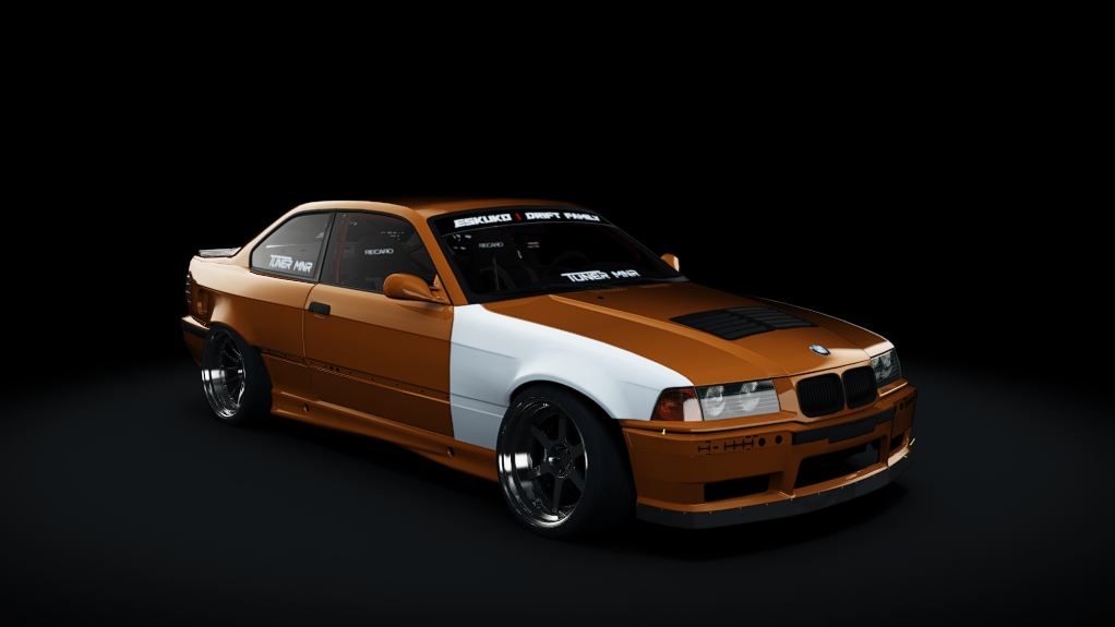 Eskuko Missile E36 coupe, skin Orange&Black